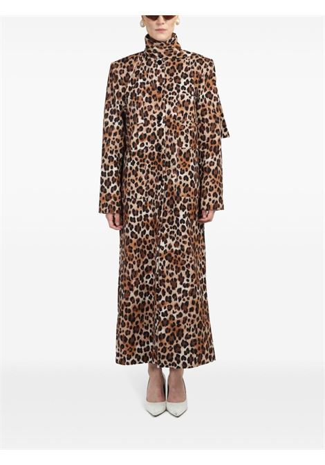 Cappotto con stampa leopardata Rowen Rose -donna ROWEN ROSE | RR356LPRD